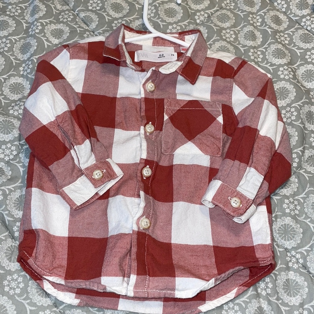 Baby boy Zara shirt size 6-9 months